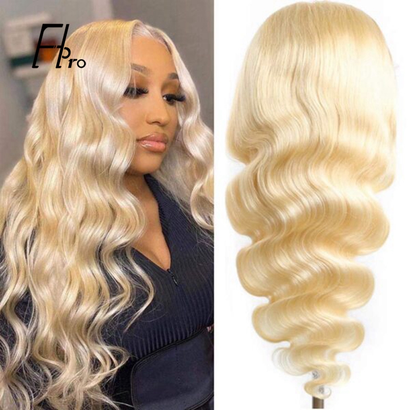 HD Lace Wig 13×6 Frontal Wig 180% Density 613# Blonde Invisible Lace